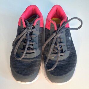 Champion Gusto Gray and Pink Jersey Tennis Shoe Sneaker: Size 13.5